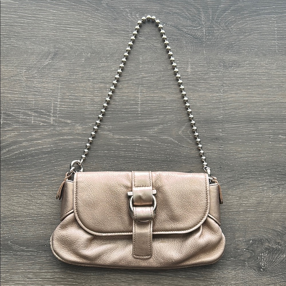 Salvatore Ferragamo REHAB Clutch and Shoulder Bag